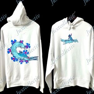 NWT Disney Parks Stitch Pullover White Hoodie